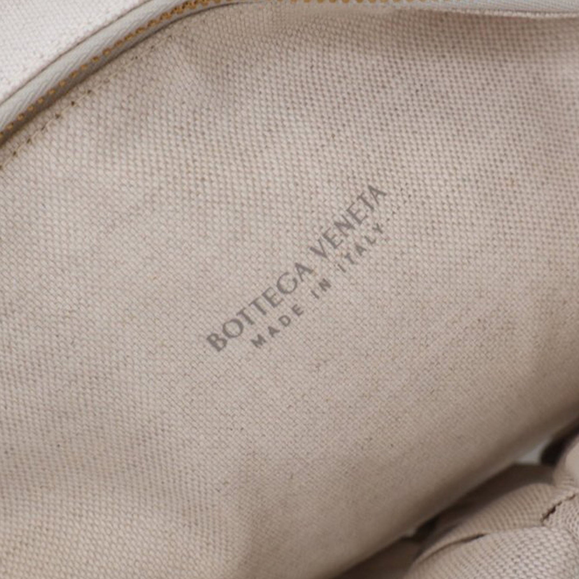 Bottega Veneta Canvas Intrecciato Hand Knotted Tote