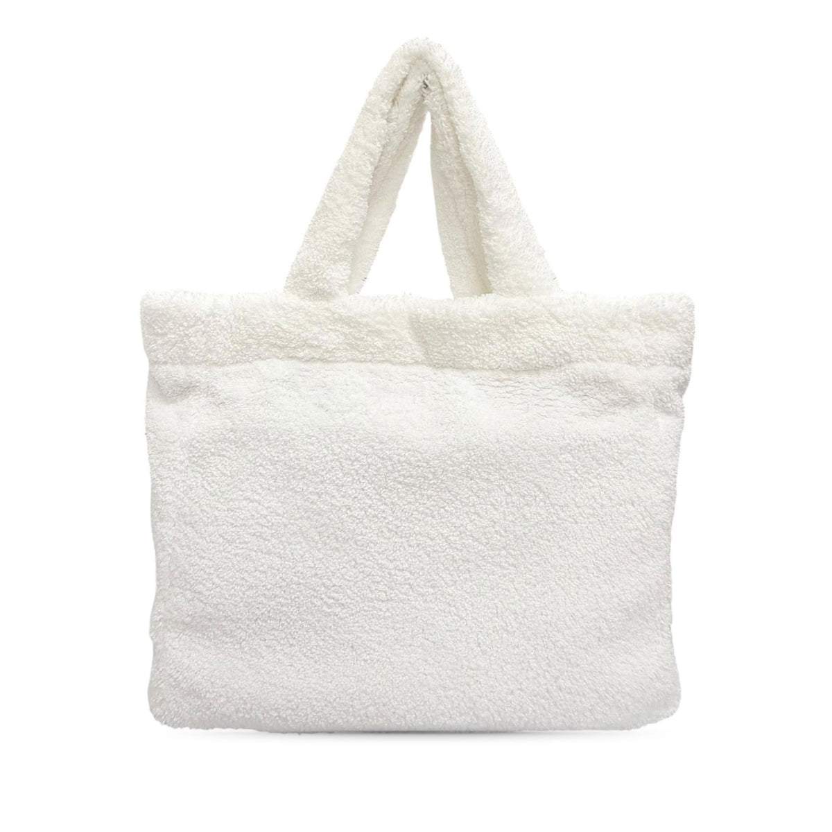Prada Spugna Terry Cloth Logo Tote