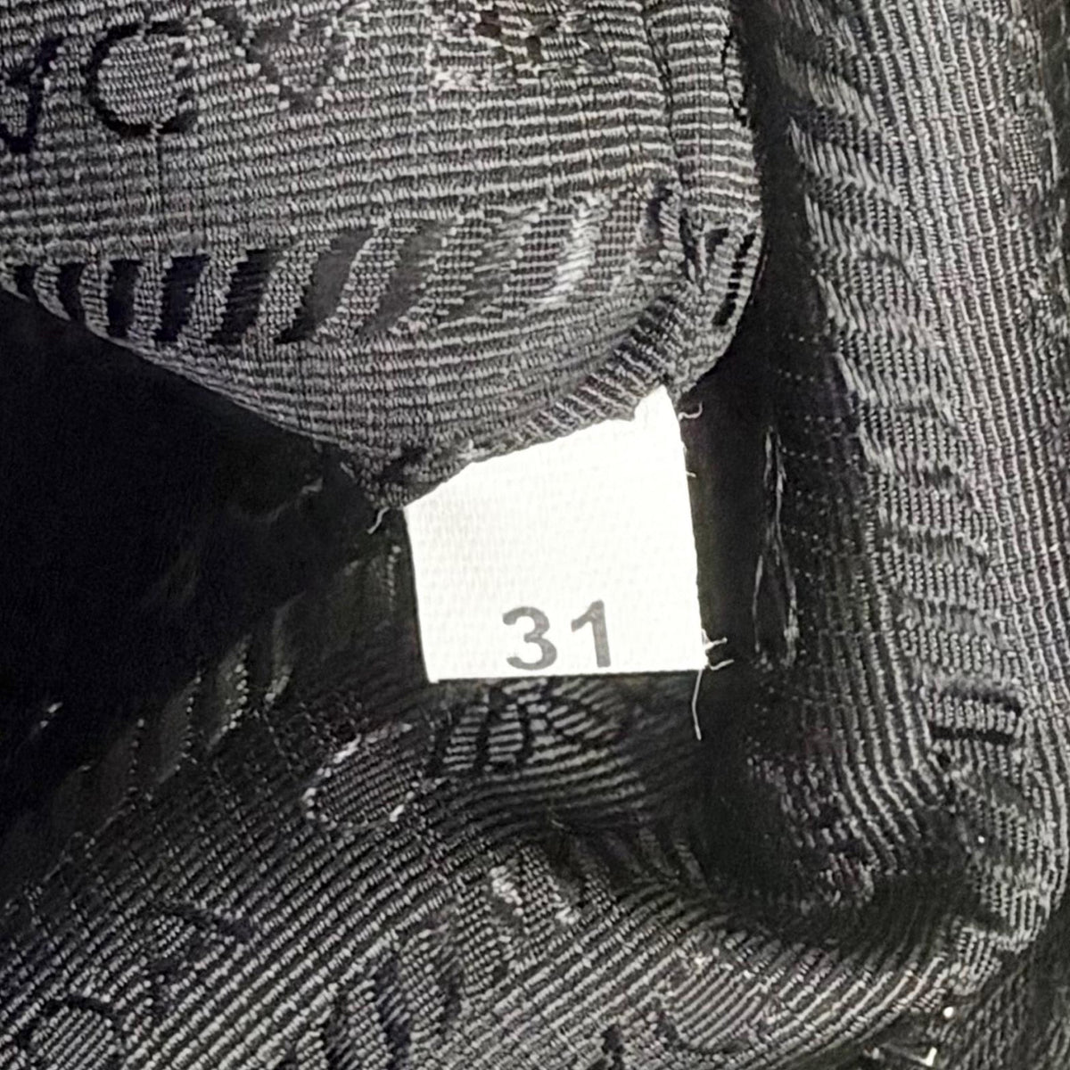 Prada Spugna Terry Cloth Logo Tote