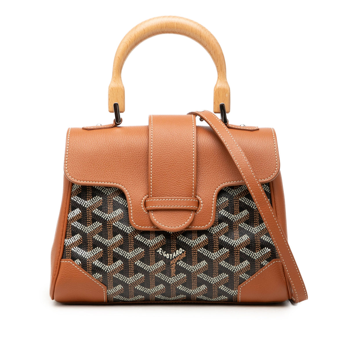 Goyard Mini Goyardine Saigon Souple — Brown