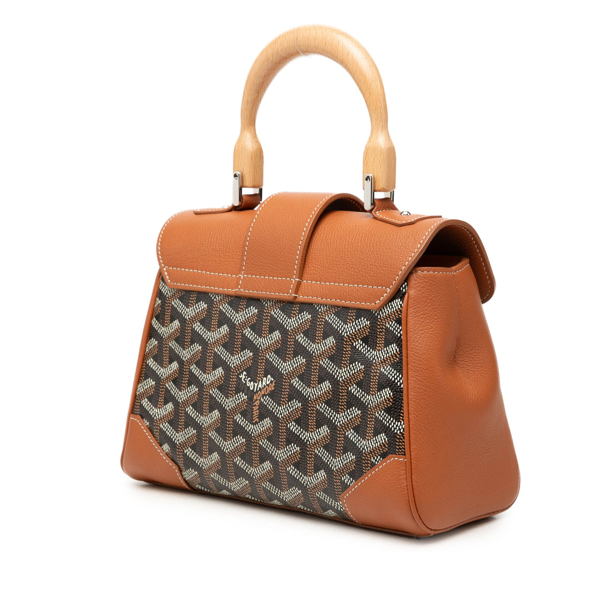 Goyard Mini Goyardine Saigon Souple — Brown