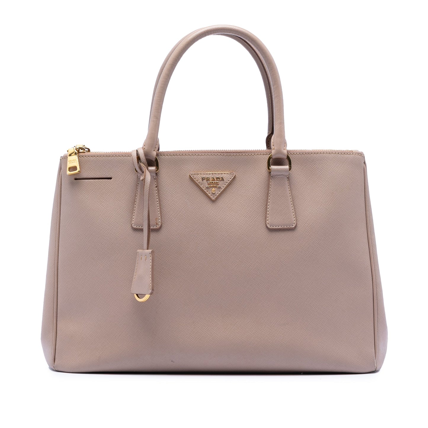 Prada Large Saffiano Lux Galleria Double Zip Tote