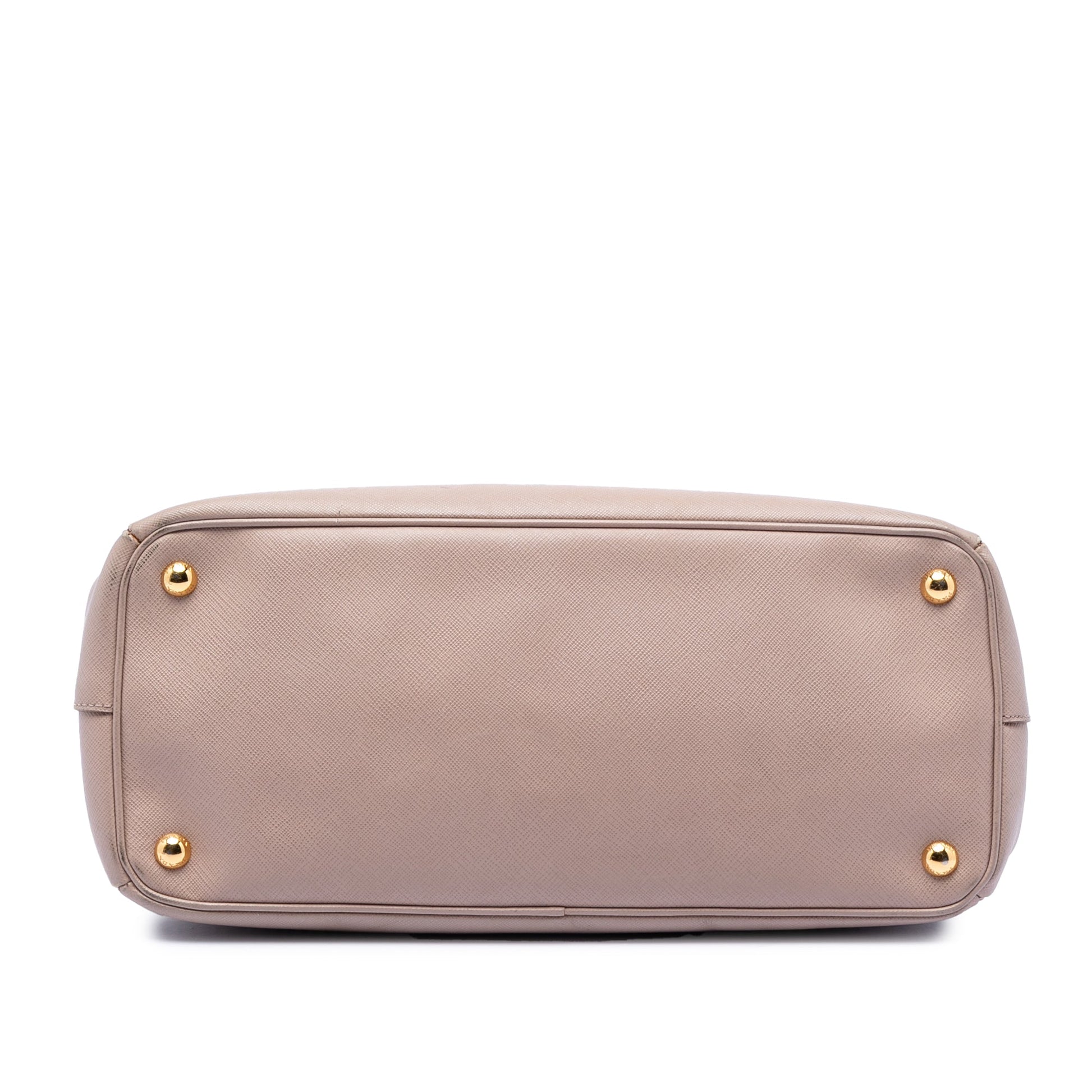 Prada Large Saffiano Lux Galleria Double Zip Tote