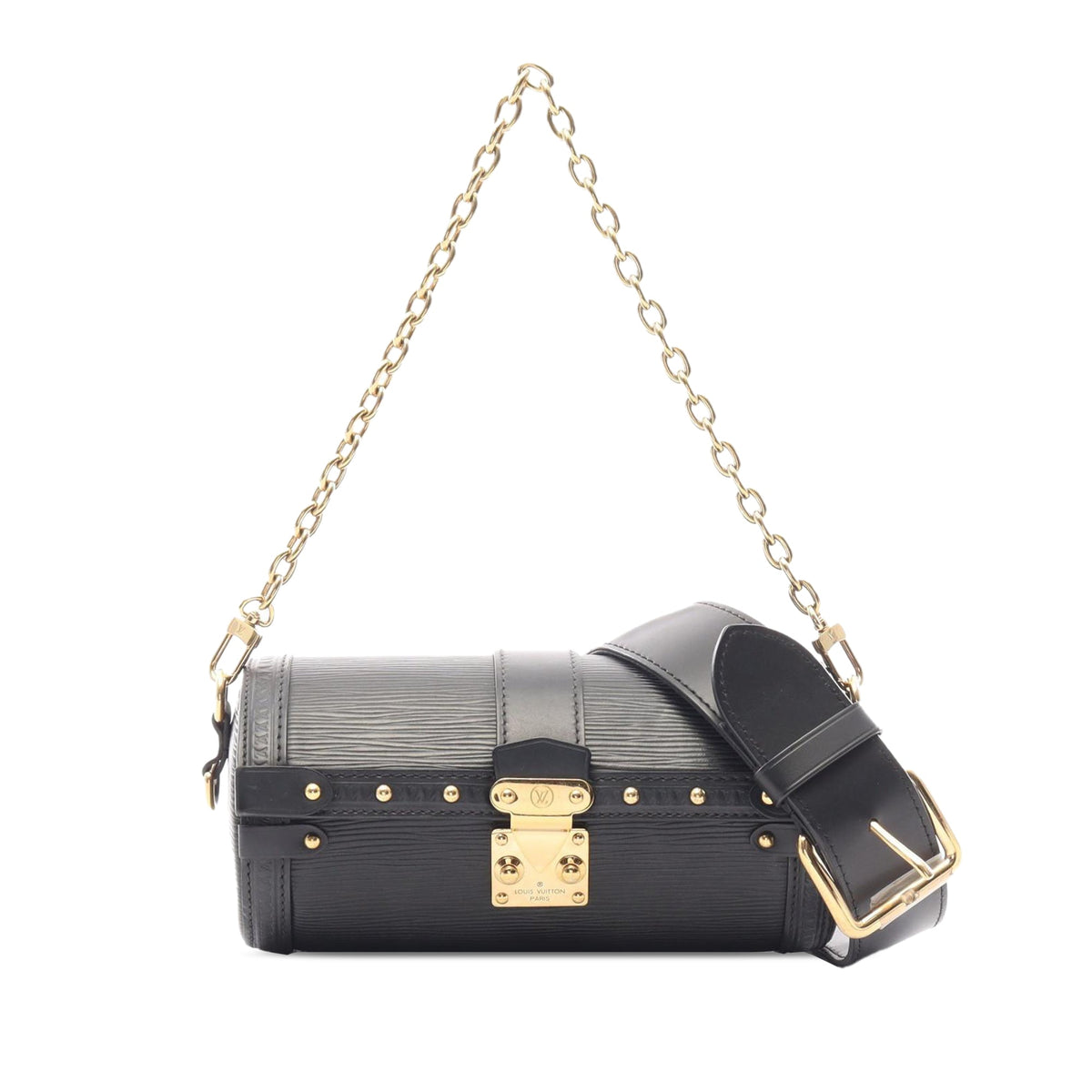 Louis Vuitton Epi Papillon Trunk — Black