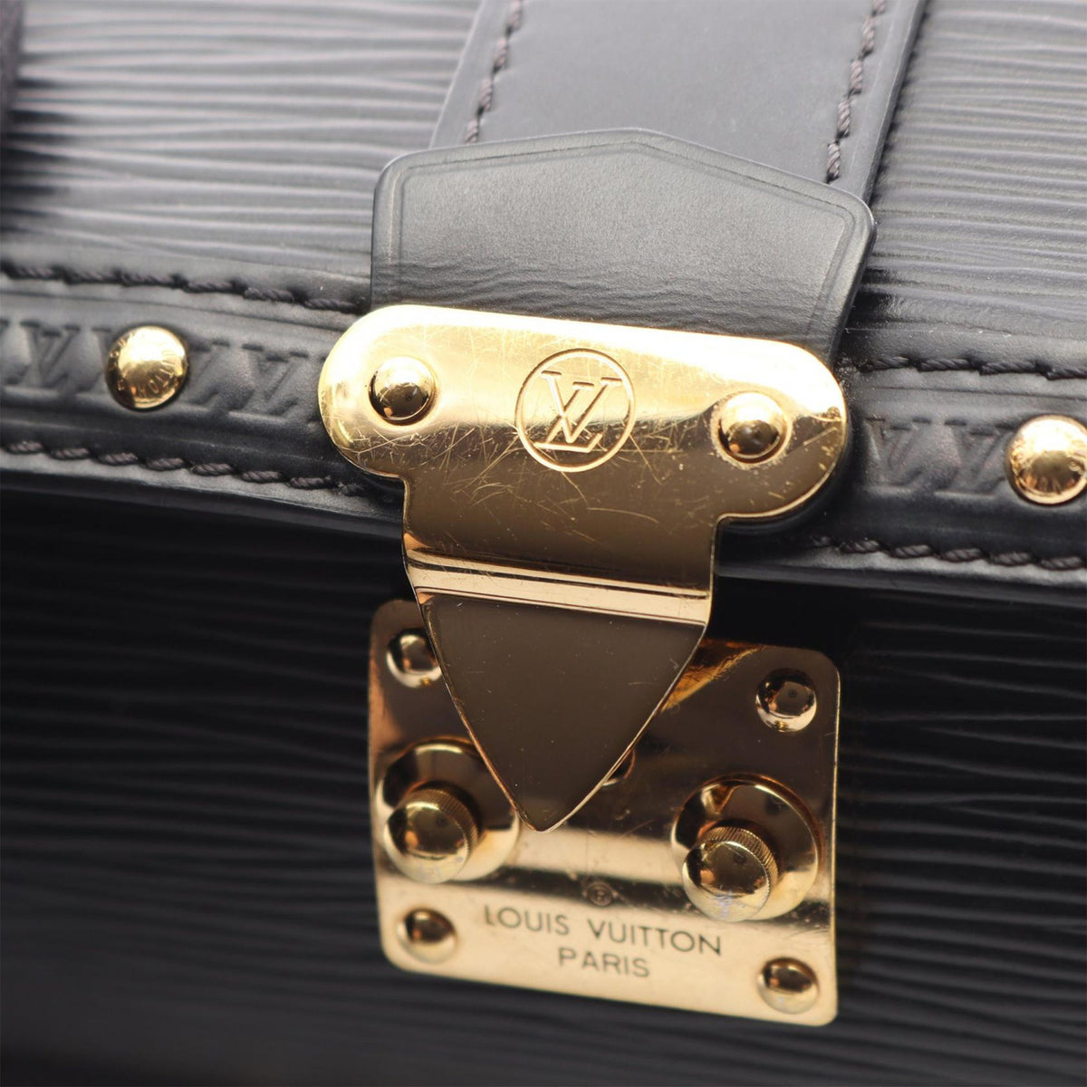 Louis Vuitton Epi Papillon Trunk — Black