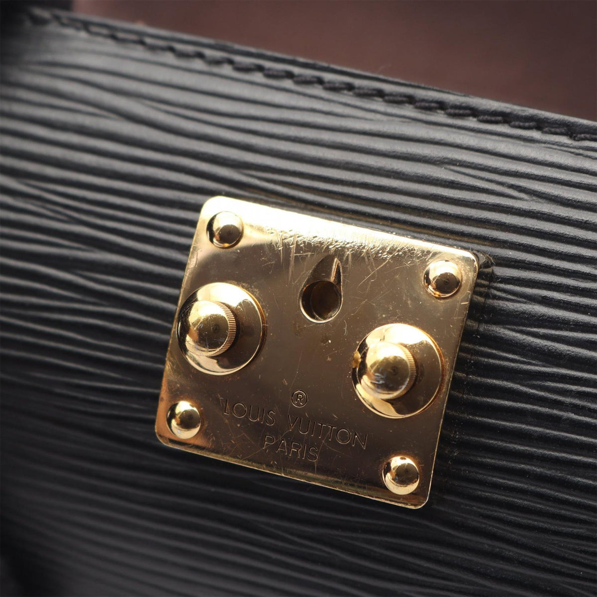Louis Vuitton Epi Papillon Trunk — Black