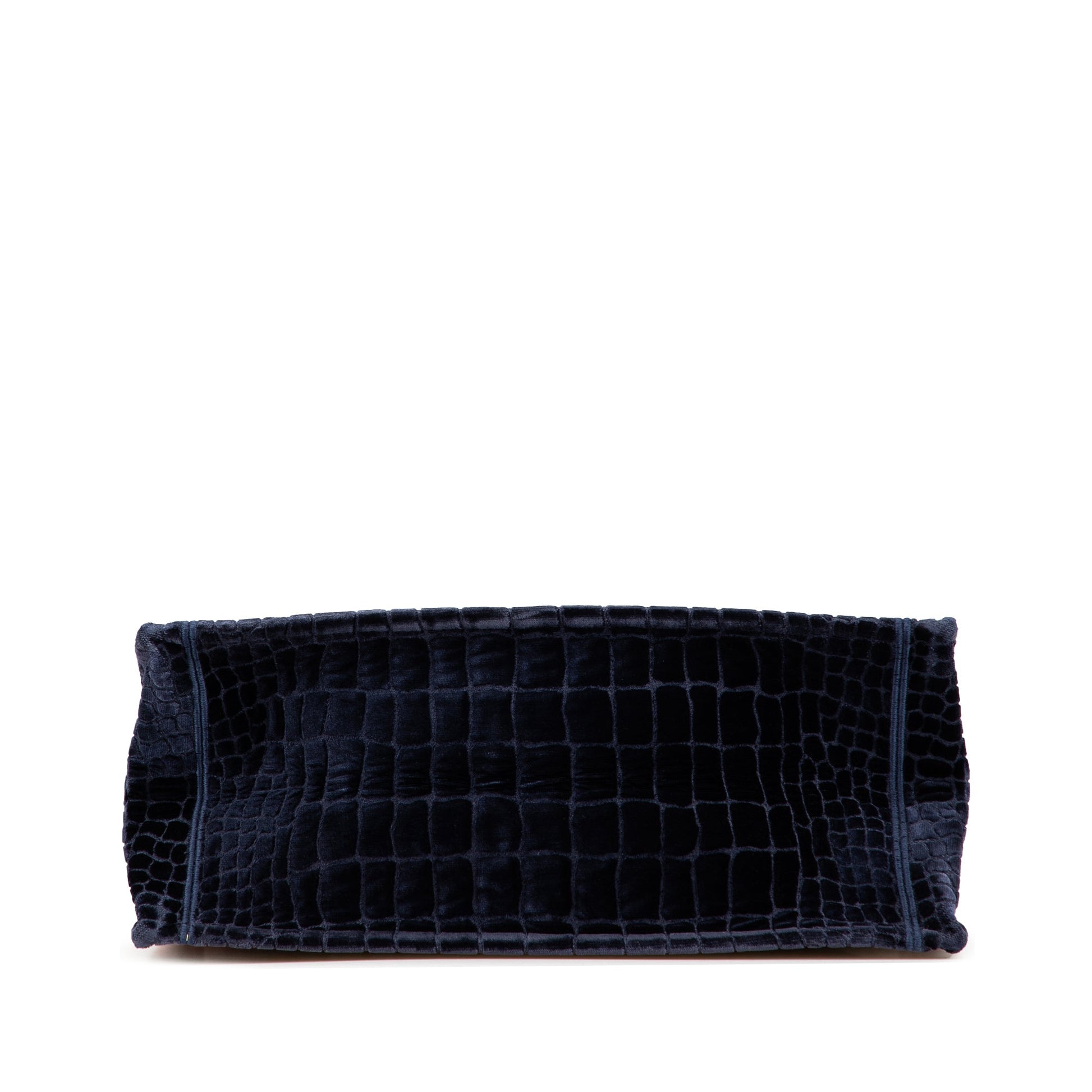 Dior Large Velvet Embossed Book Tote