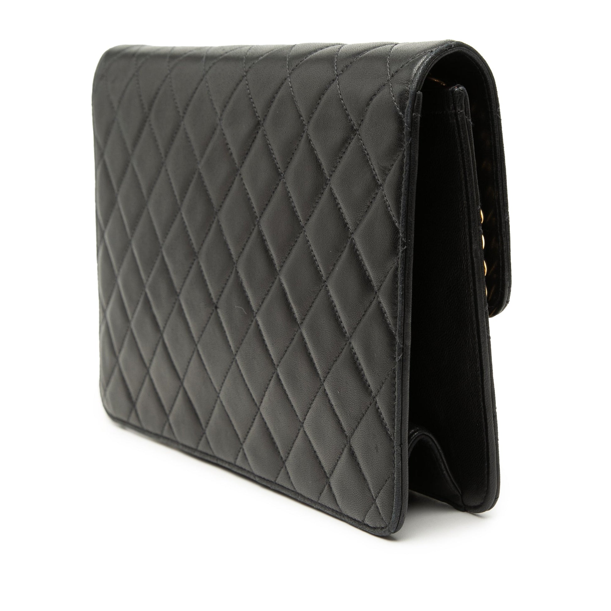 Chanel Medium CC Quilted Lambskin Single Flap