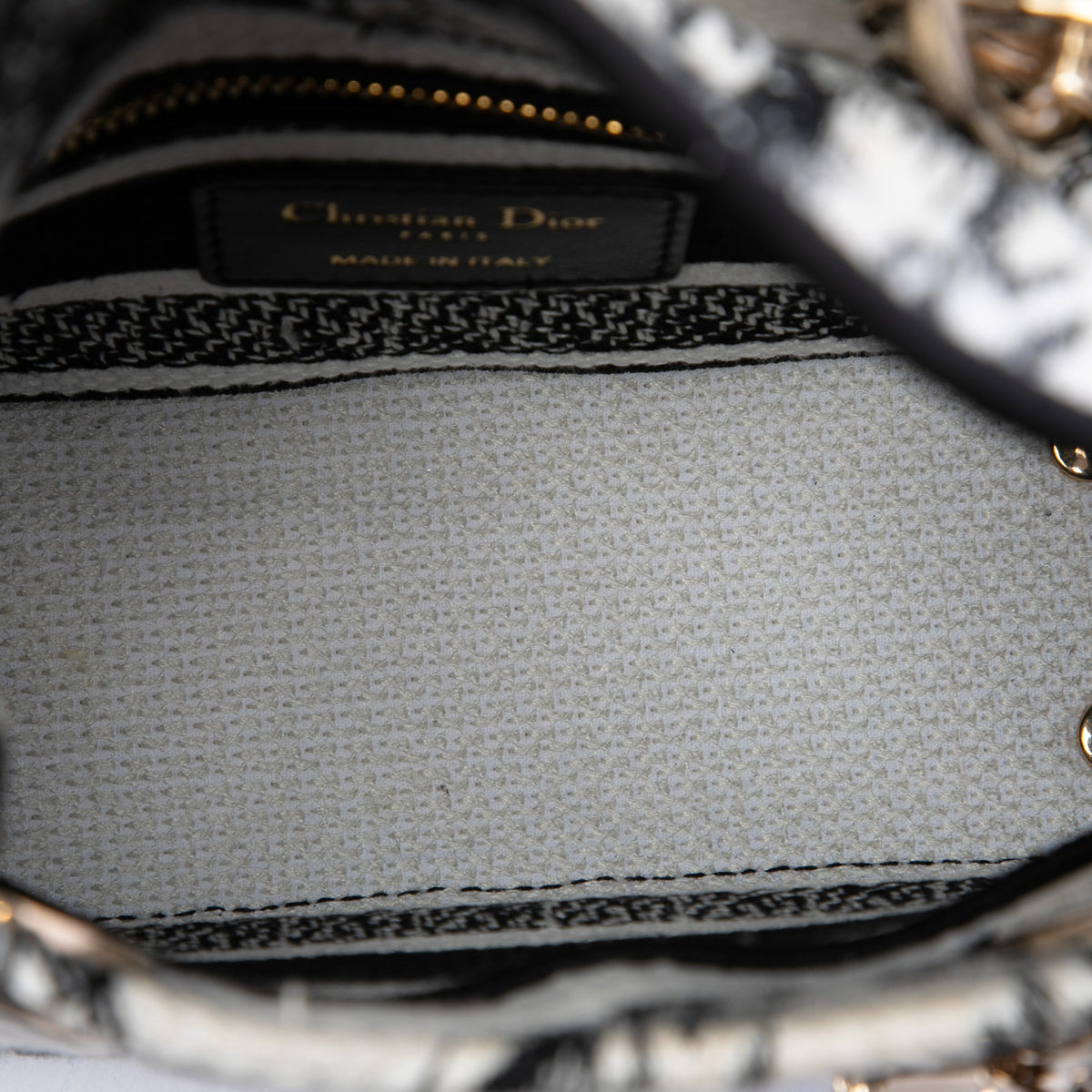 Dior Mini Embroidered Canvas Toile De Jouy Lady D Lite
