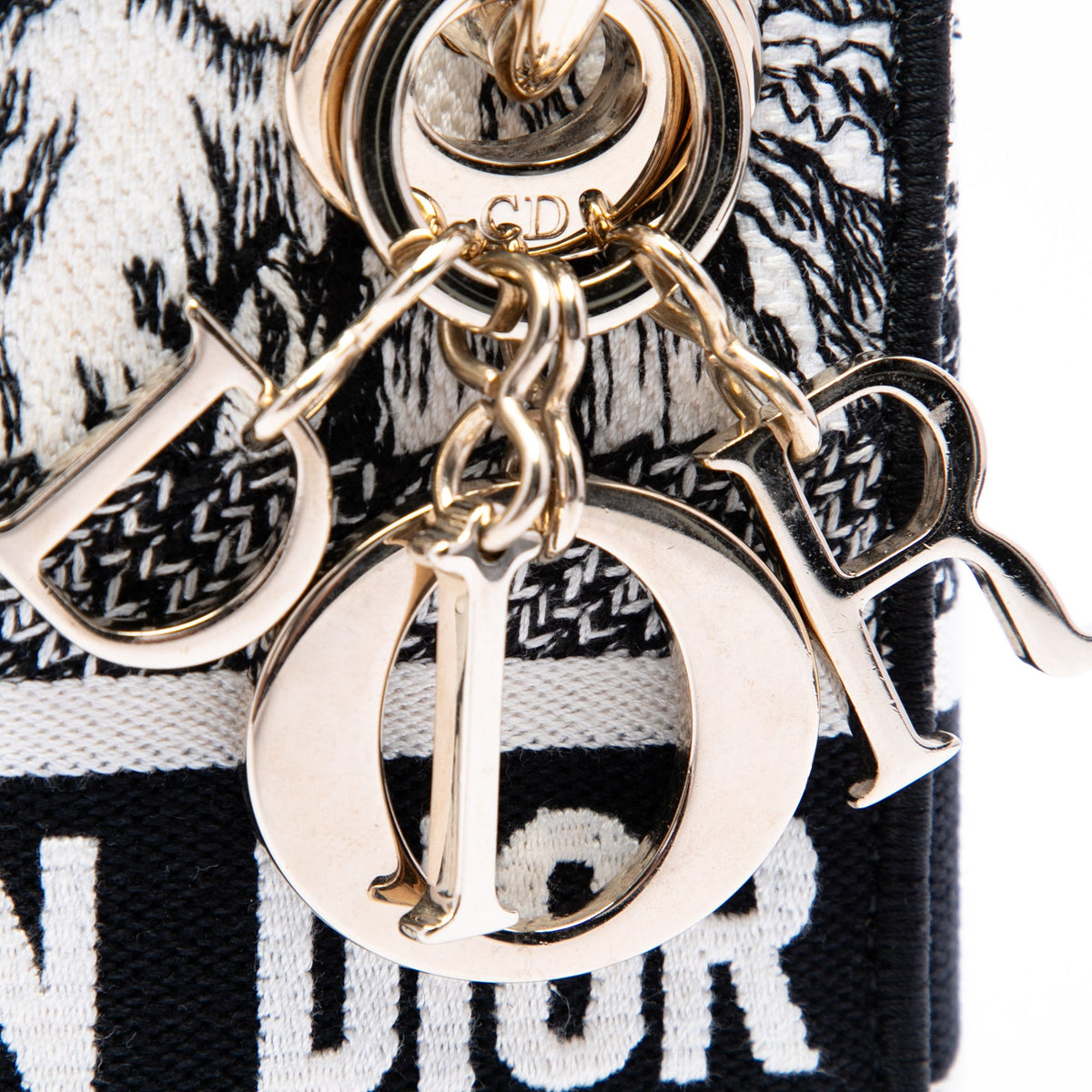 Dior Mini Embroidered Canvas Toile De Jouy Lady D Lite