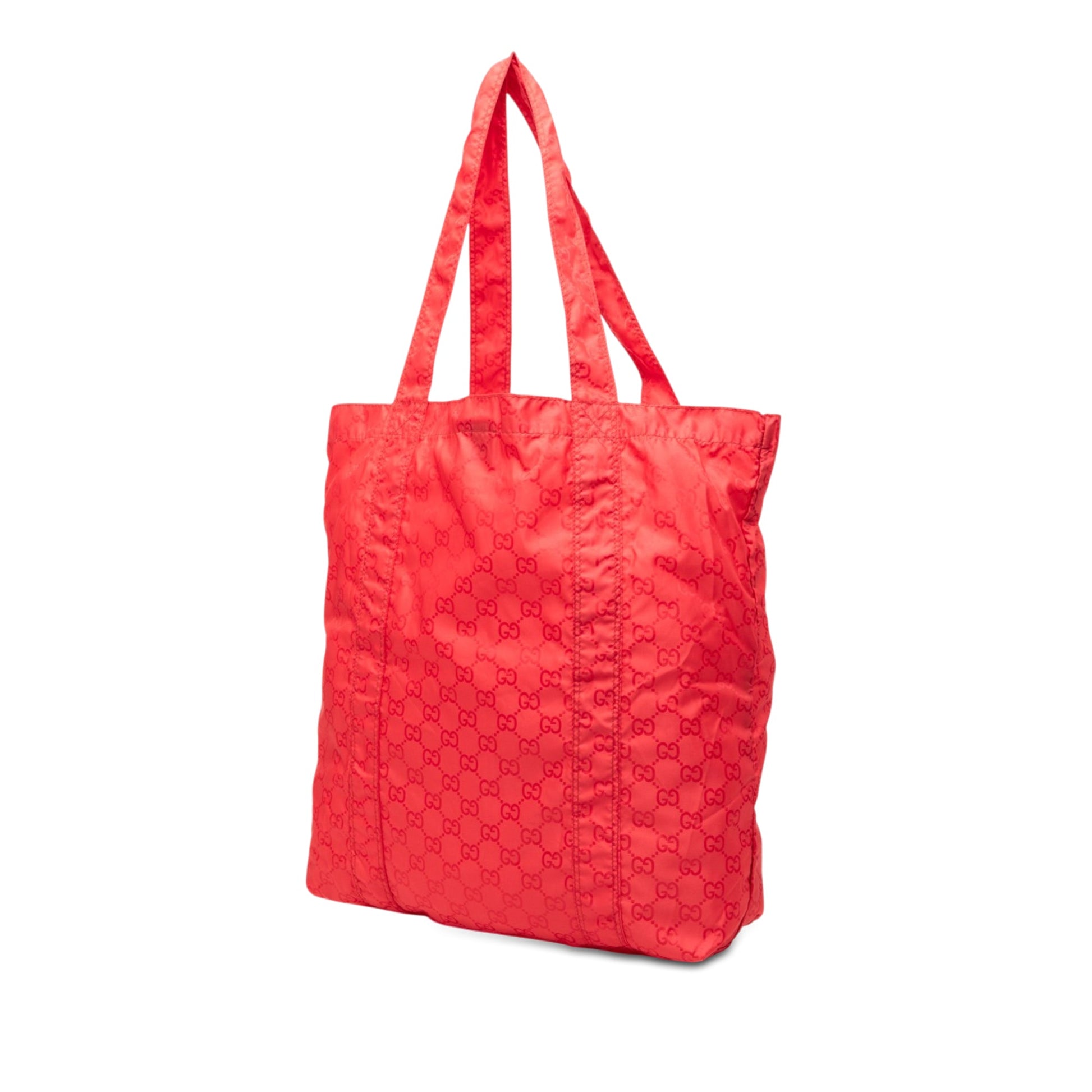Gucci GG Nylon Teddy Bear Folding Tote