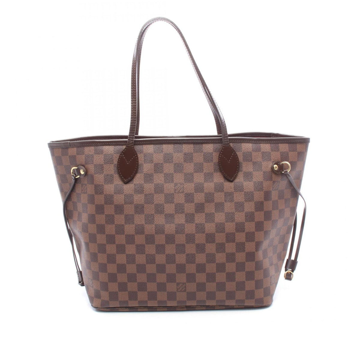 Louis Vuitton Damier Ebene Neverfull MM — Brown