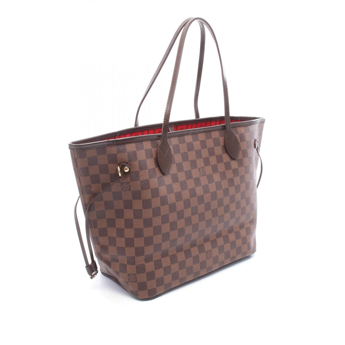 Louis Vuitton Damier Ebene Neverfull MM — Brown