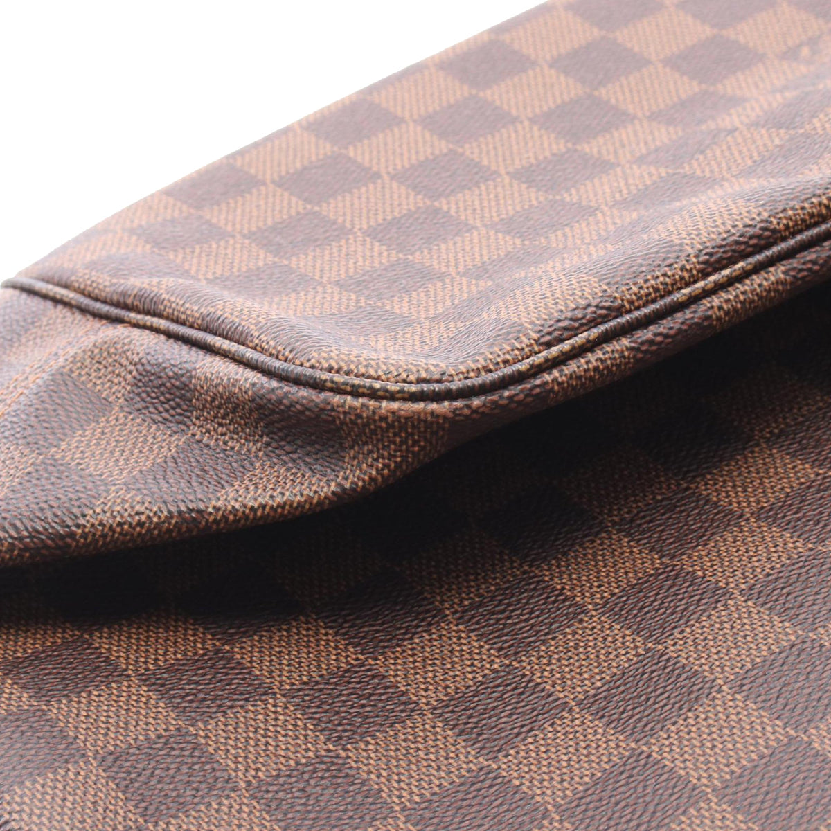 Louis Vuitton Damier Ebene Neverfull MM — Brown