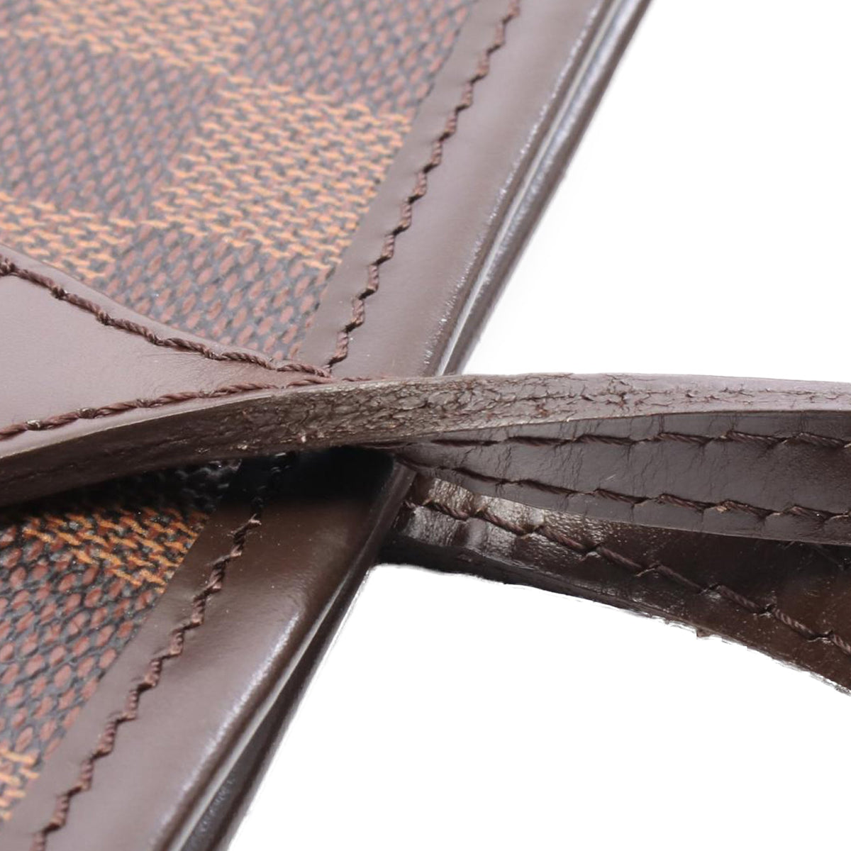 Louis Vuitton Damier Ebene Neverfull MM — Brown