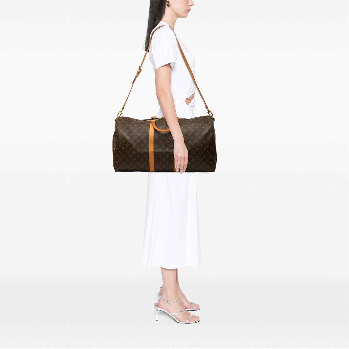Louis Vuitton Monogram Keepall Bandouliere 55