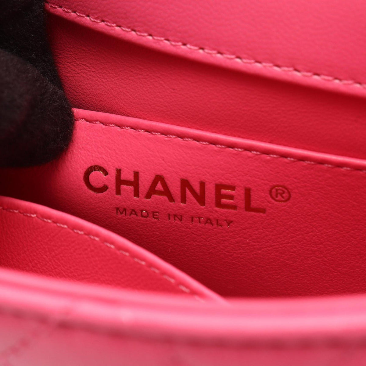 Chanel Mini Square Quilted Goatskin Flap