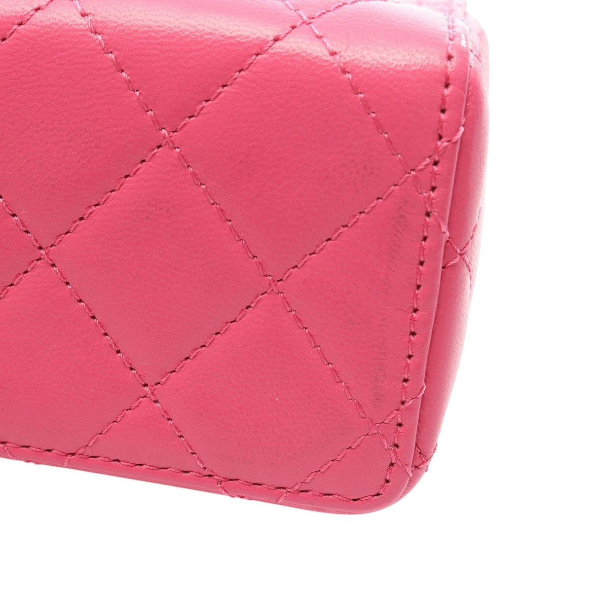 Chanel Mini Square Quilted Goatskin Flap
