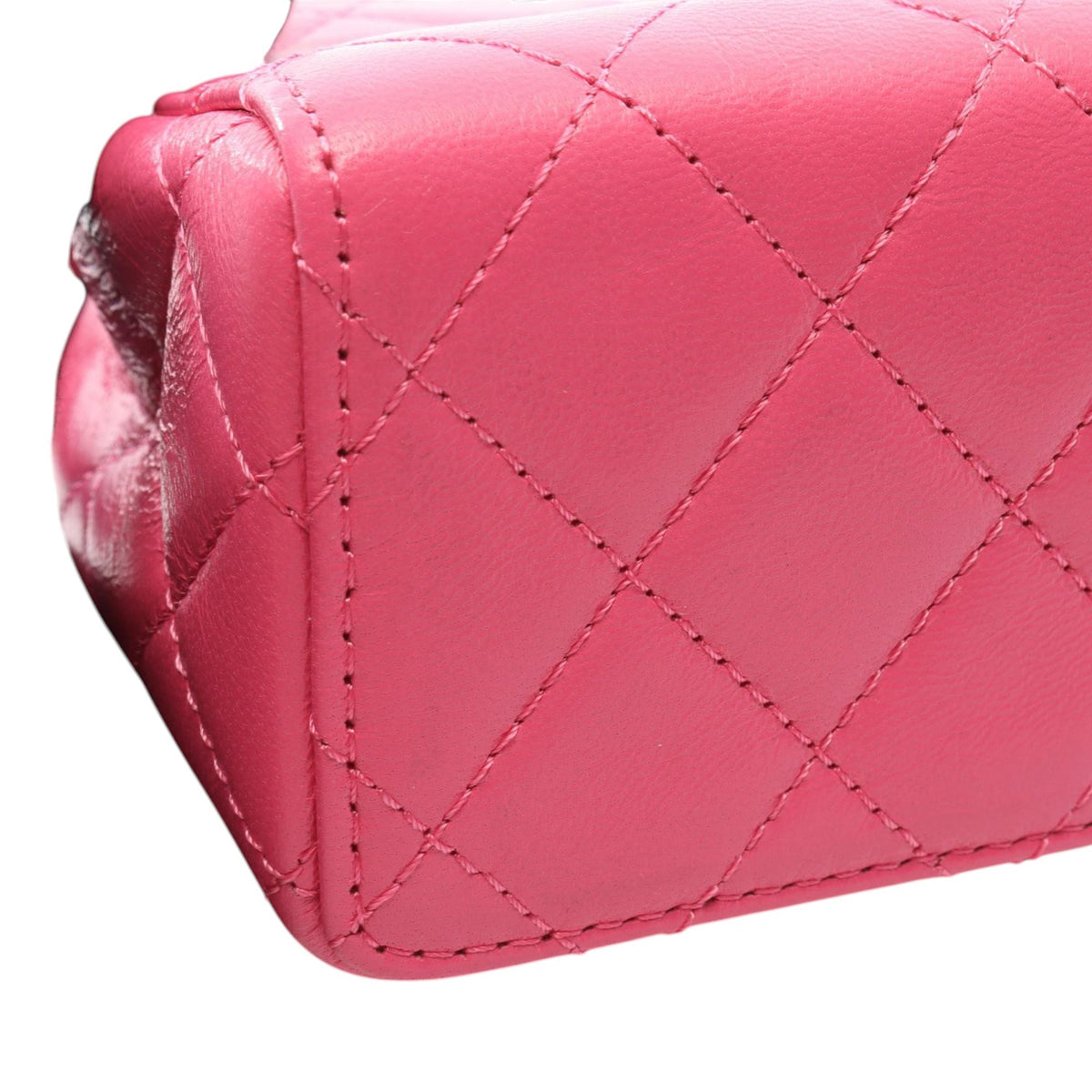 Chanel Mini Square Quilted Goatskin Flap