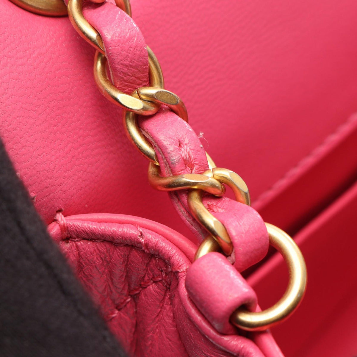 Chanel Mini Square Quilted Goatskin Flap