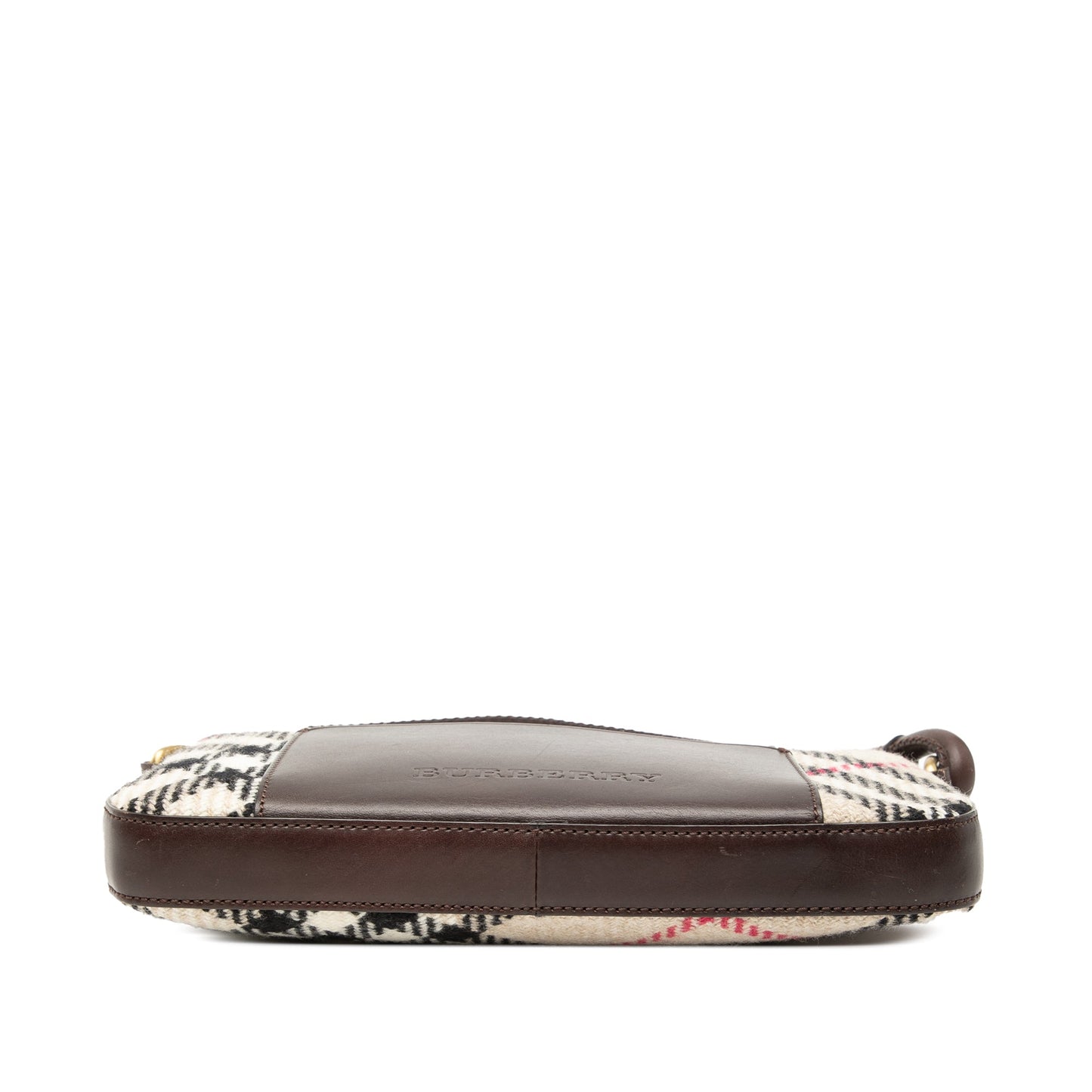 Burberry Supernova Check Wool Shoulder Bag