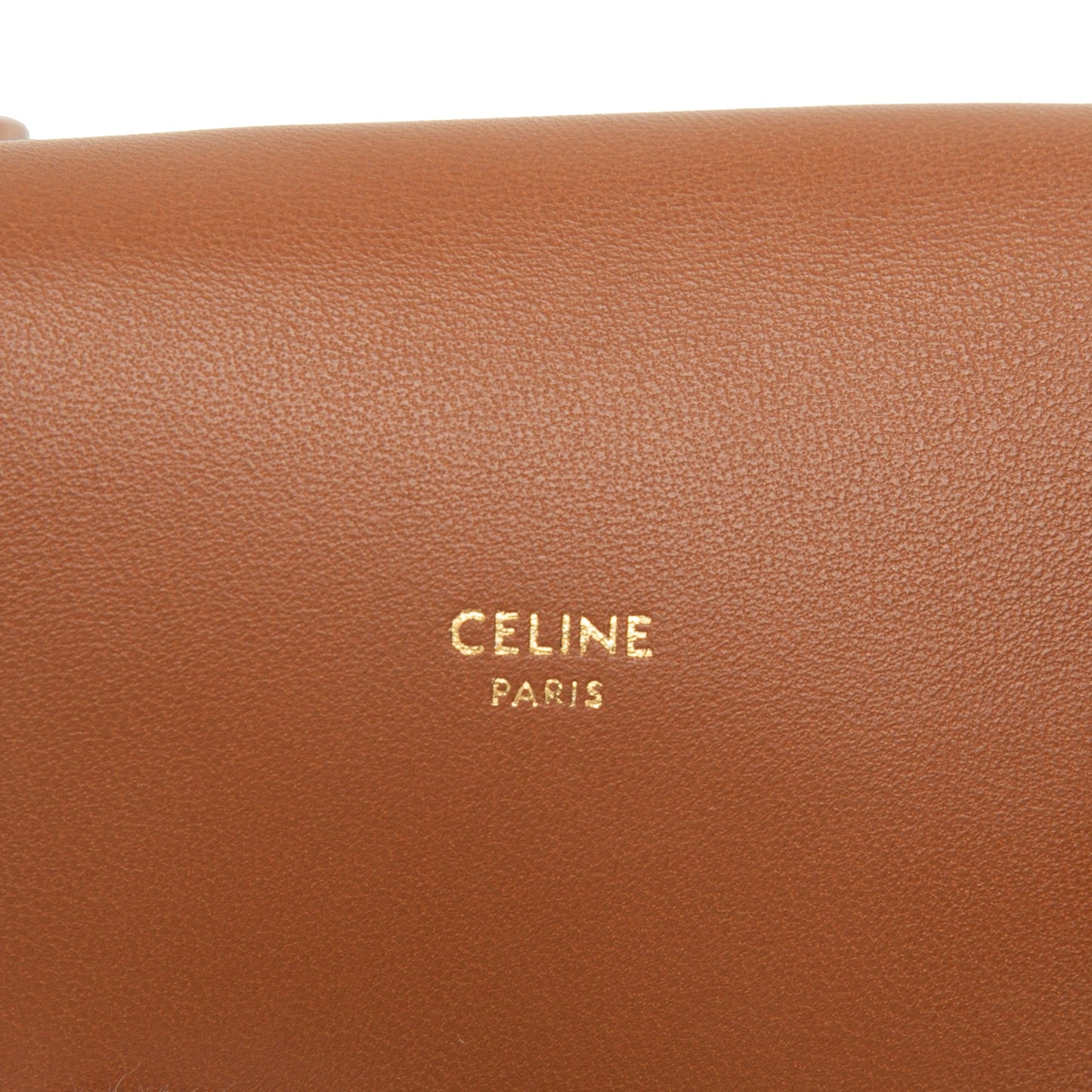 Celine Triomphe Coated Canvas Phone Pouch Flap Crossbody