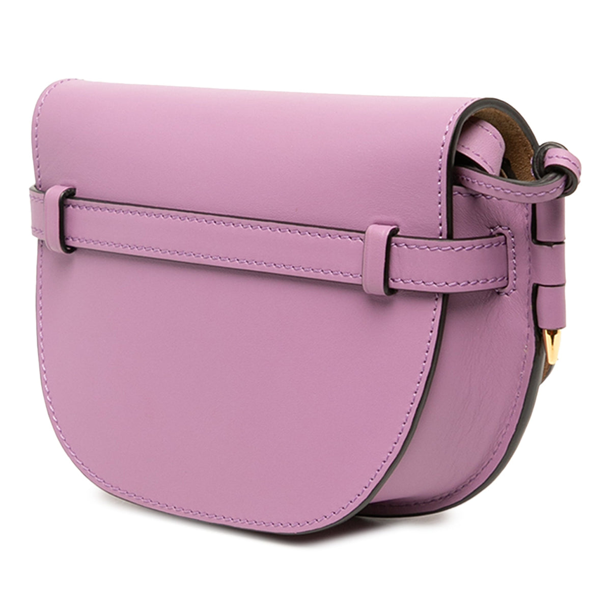 LOEWE Mini Soft Calfskin Gate Dual Bag — Purple