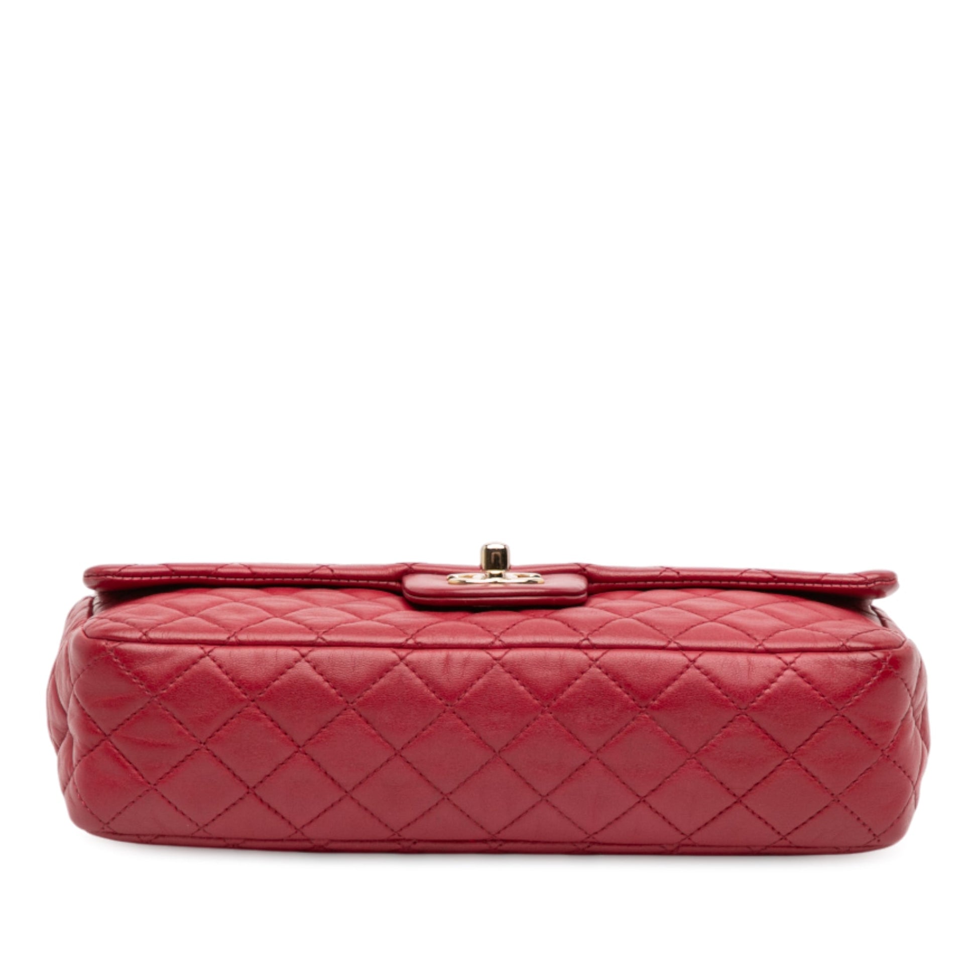 Chanel Medium Classic Lambskin Valentines Heart Charms Single Flap
