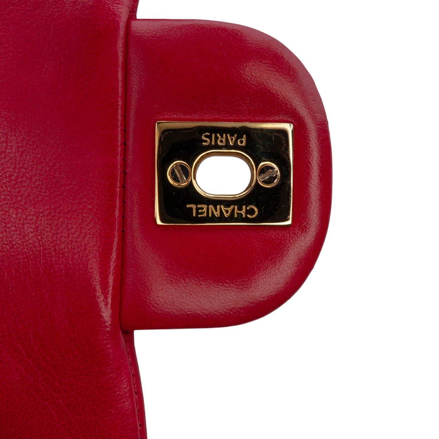 Chanel Medium Classic Lambskin Valentines Heart Charms Single Flap