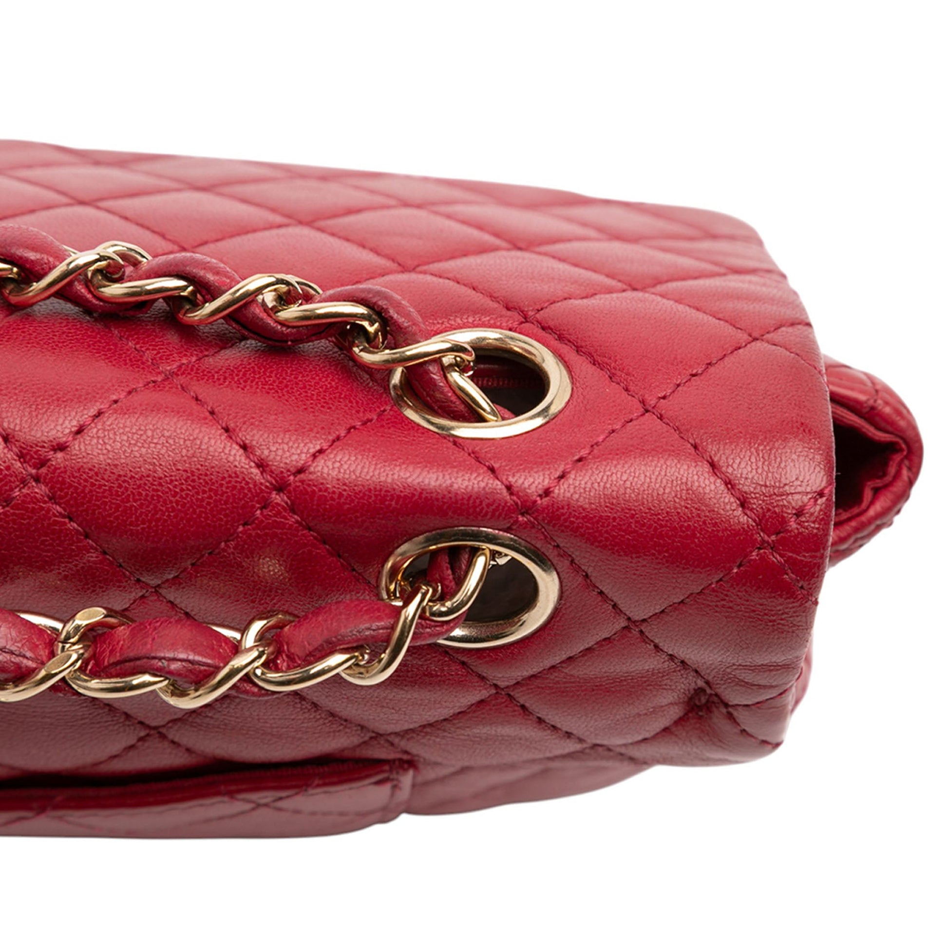 Chanel Medium Classic Lambskin Valentines Heart Charms Single Flap