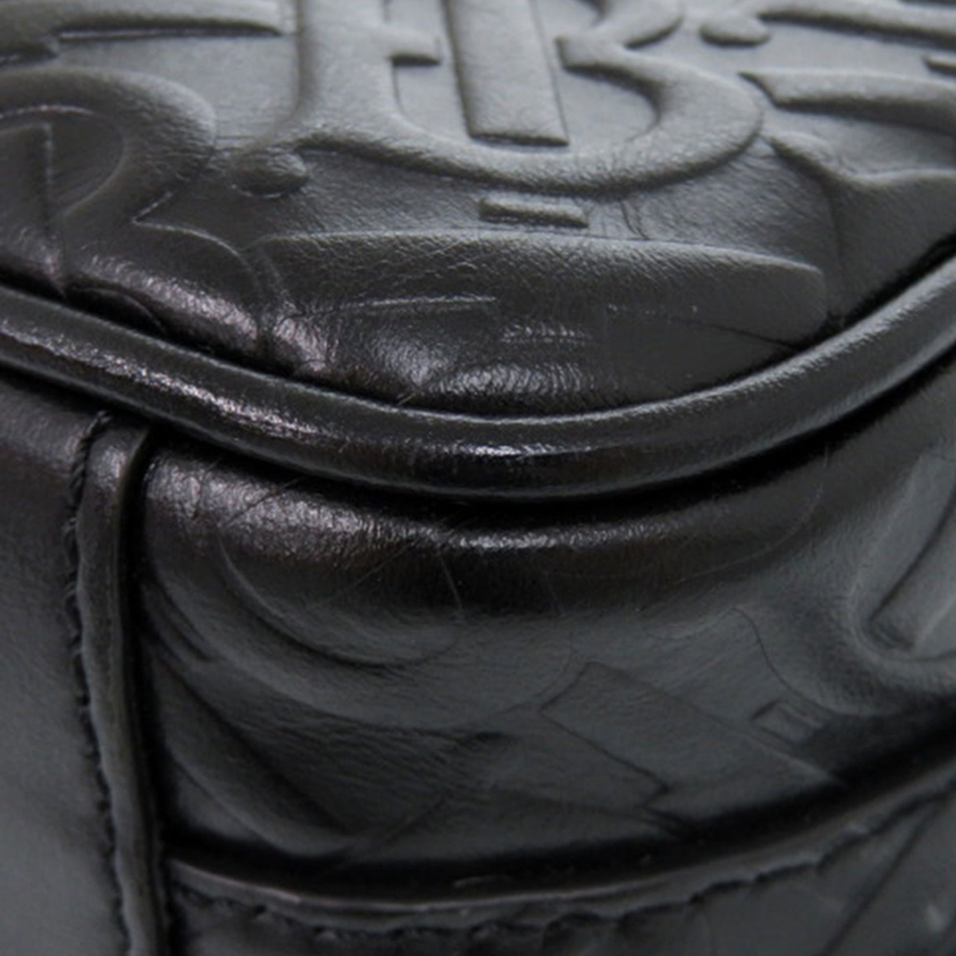 Embossed Calfskin TB Monogram Camera Chain Crossbody