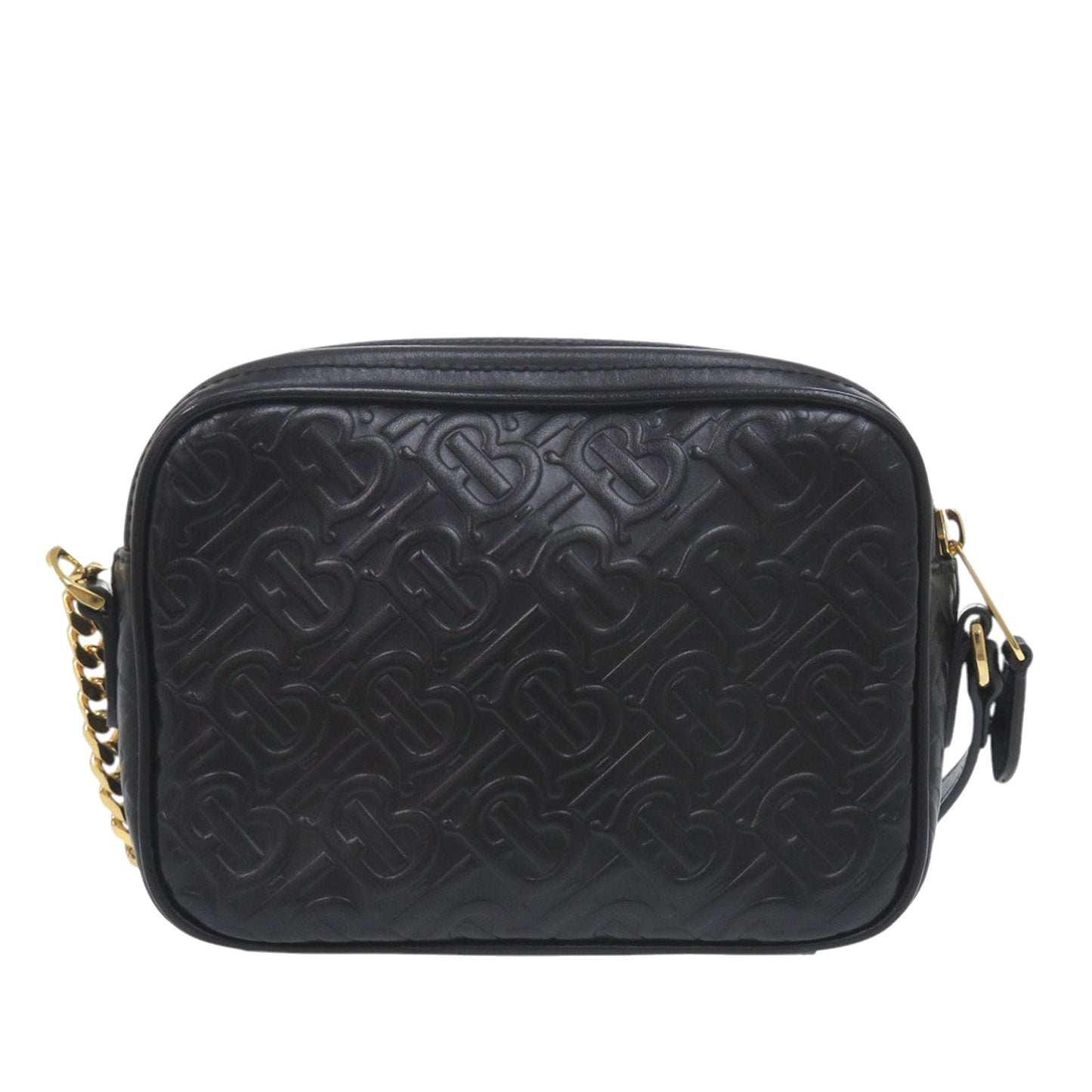 Embossed Calfskin TB Monogram Camera Chain Crossbody