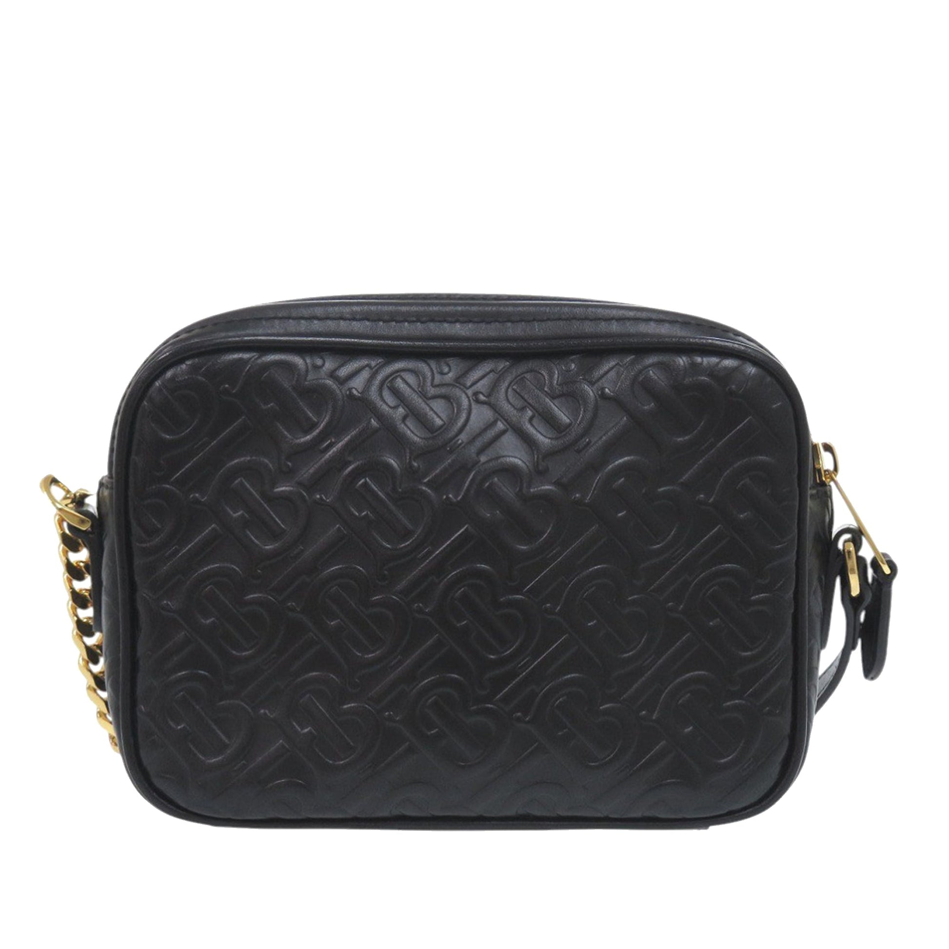 Embossed Calfskin TB Monogram Camera Chain Crossbody