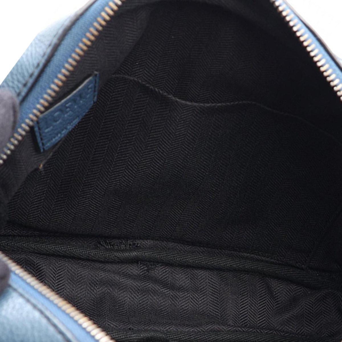 LOEWE Soft Grained Calfskin Military Messenger Bag XS — Blue