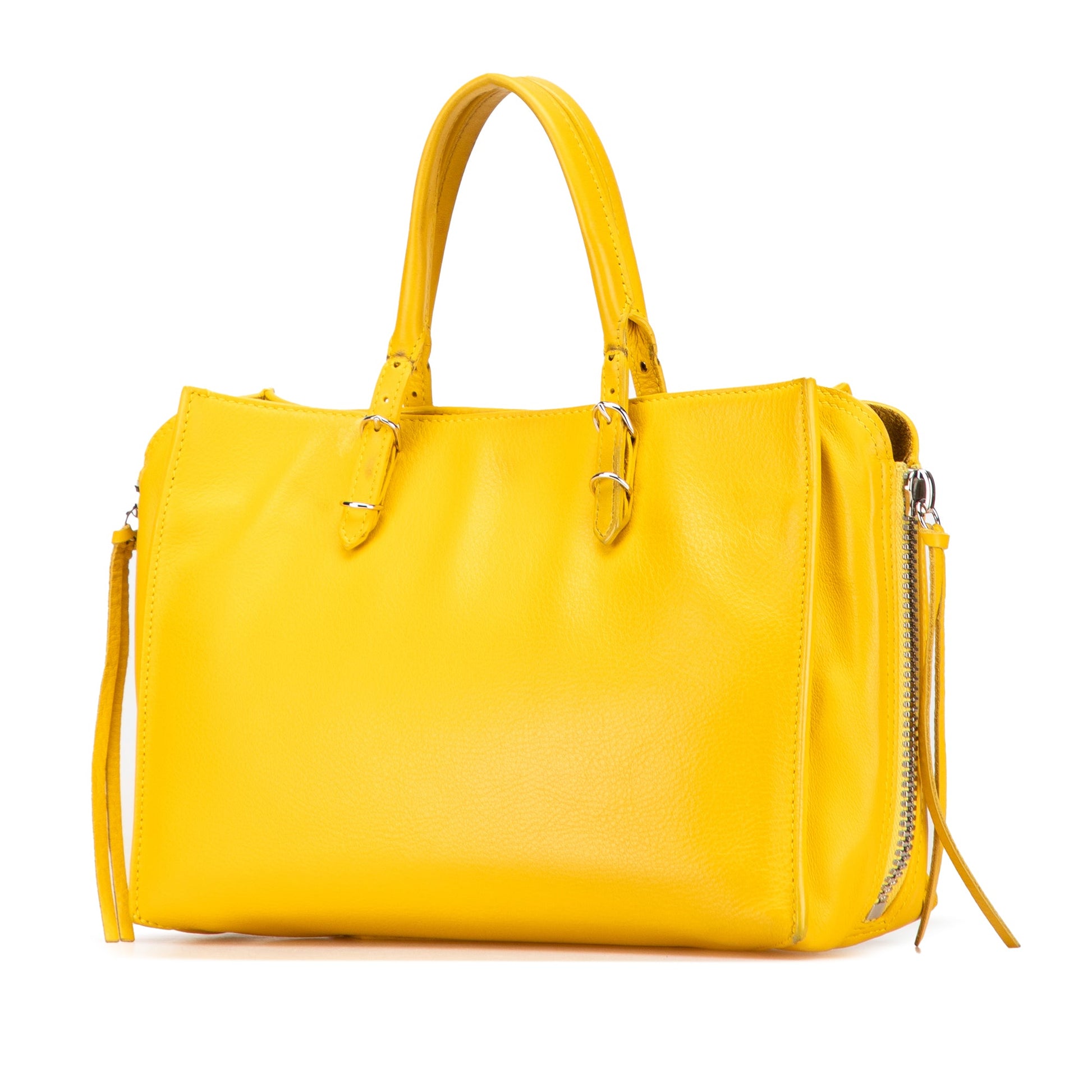 Balenciaga Veau Papier A6 Zip Around Tote