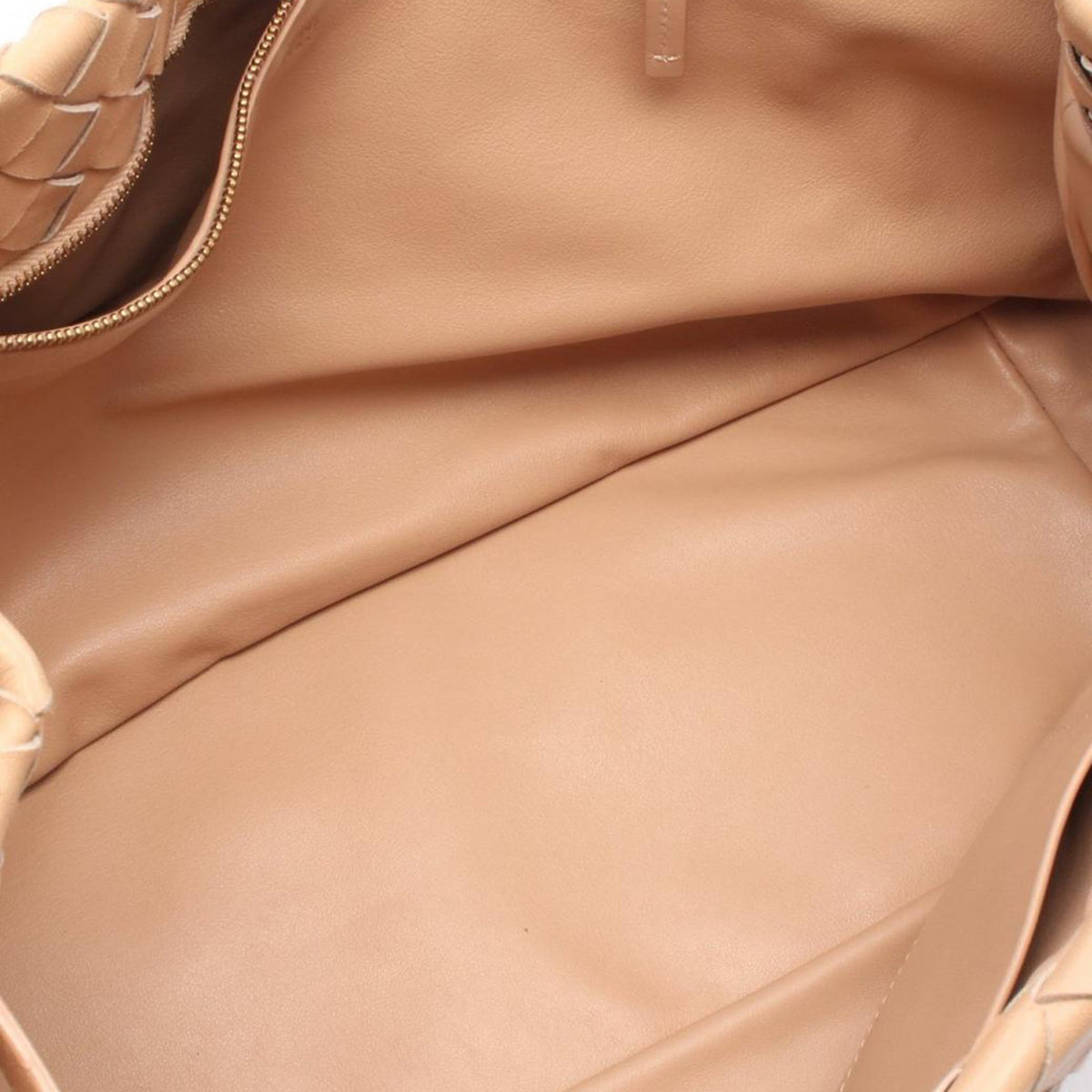 Bottega Veneta Intrecciato Handbag — Beige