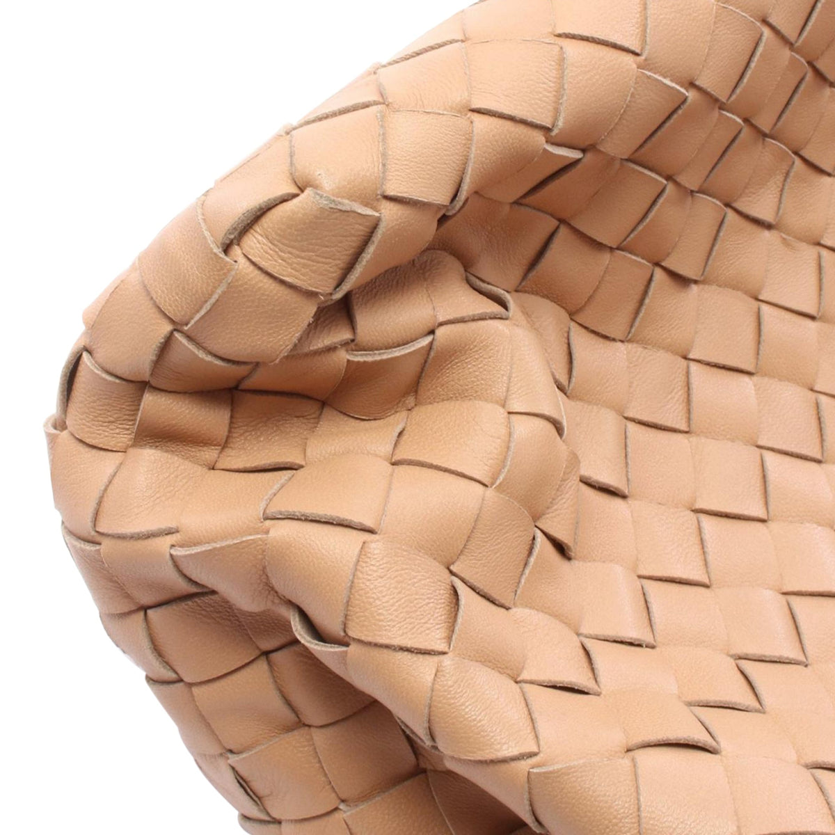 Bottega Veneta Intrecciato Handbag — Beige