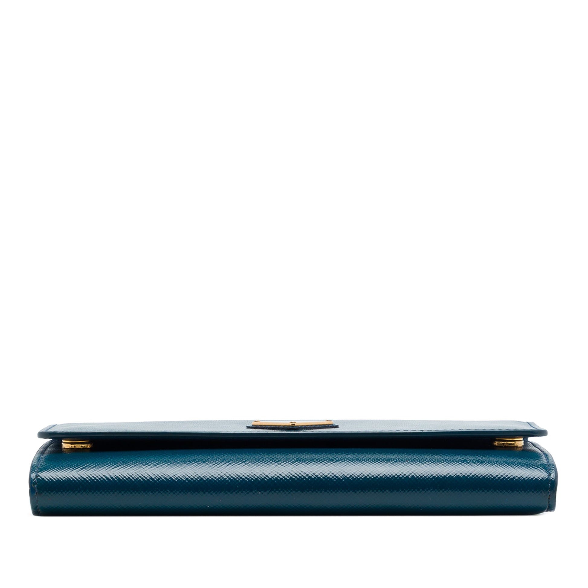 Prada Saffiano Lux Wallet On Chain