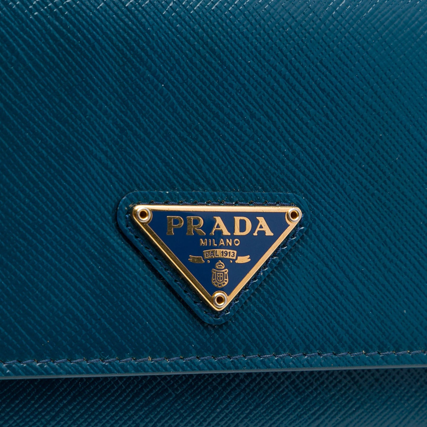 Prada Saffiano Lux Wallet On Chain