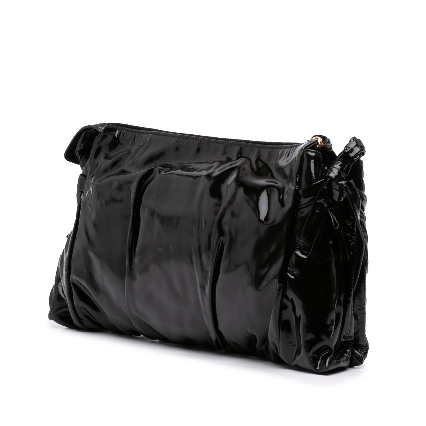 Gucci Large Patent Hysteria Clutch