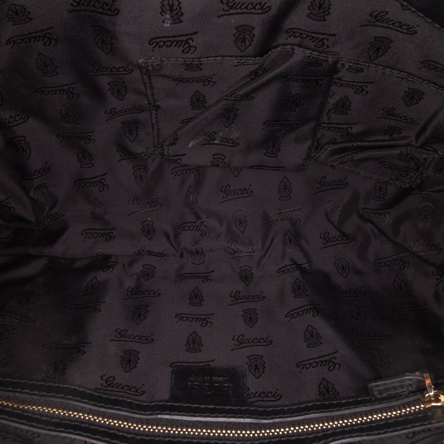 Gucci Large Patent Hysteria Clutch