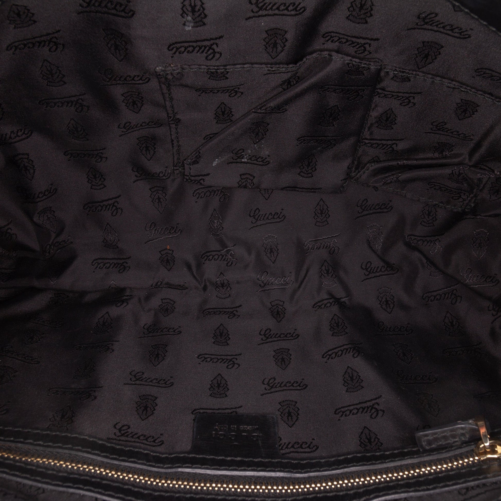 Gucci Large Patent Hysteria Clutch