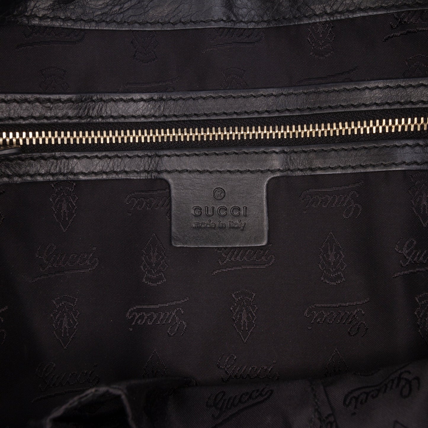 Gucci Large Patent Hysteria Clutch