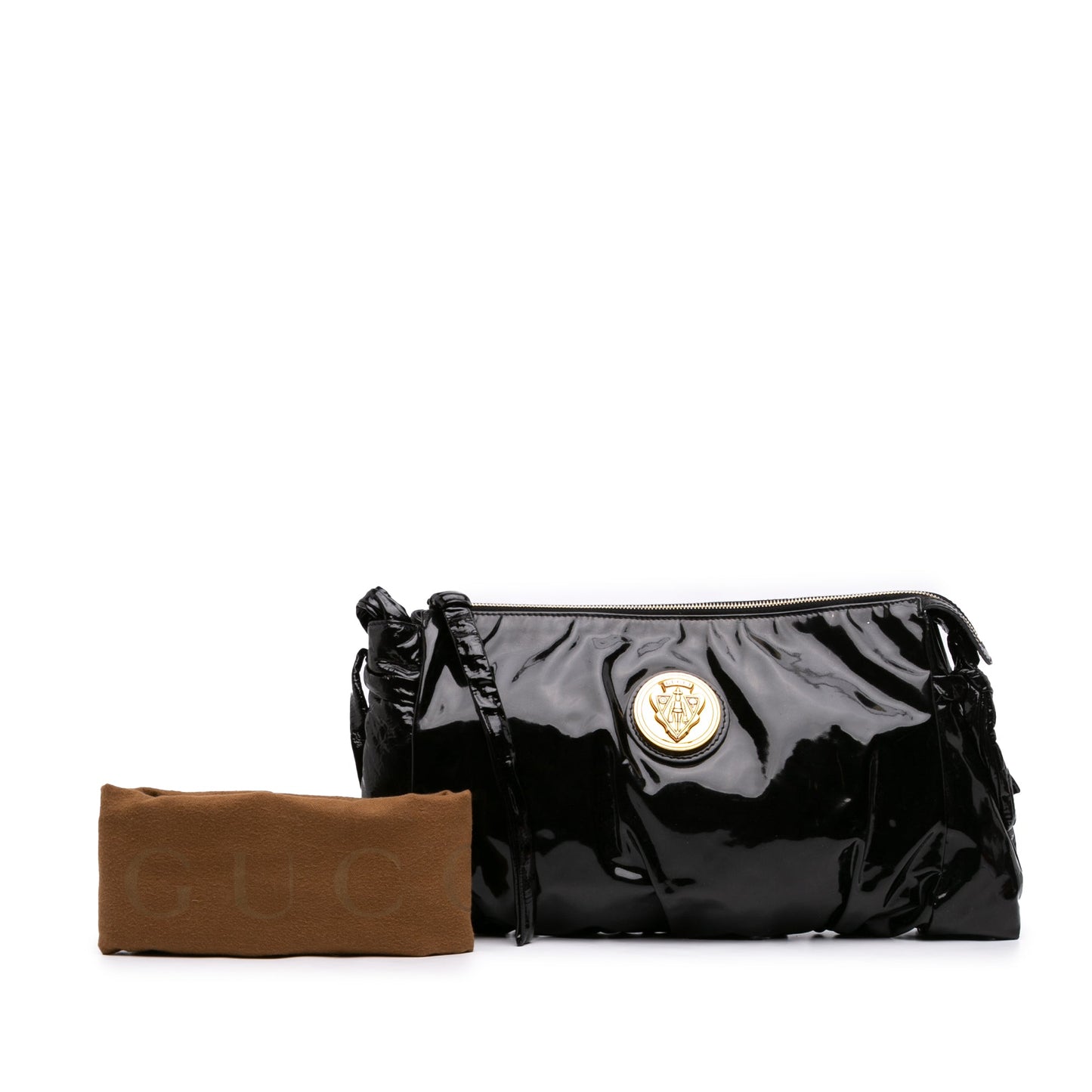 Gucci Large Patent Hysteria Clutch