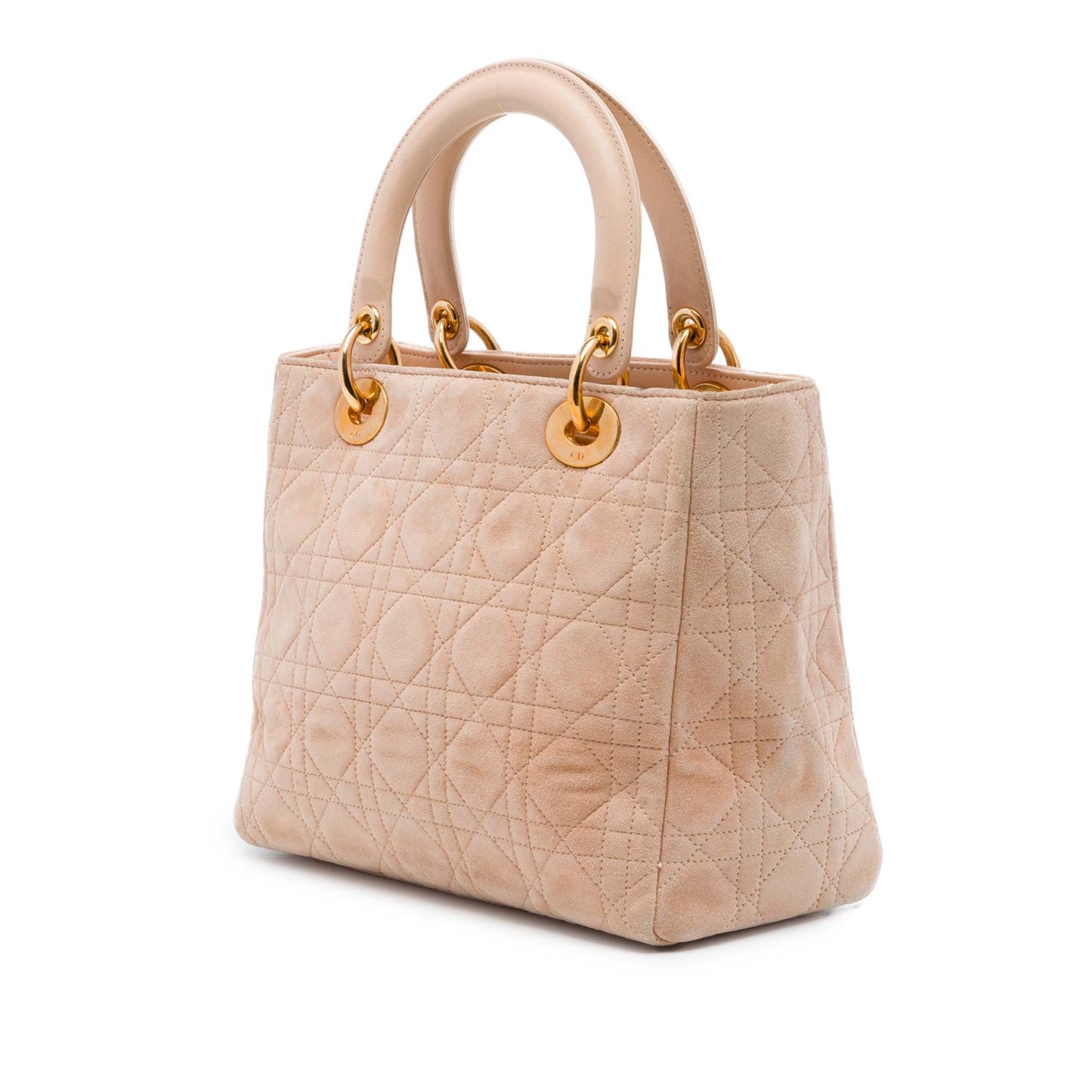 Dior Medium Suede Cannage Lady Dior