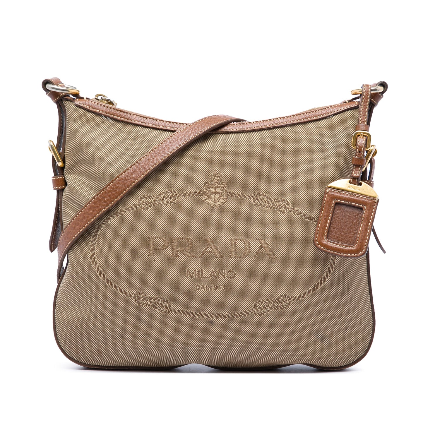Prada Canvas Canapa Logo Crossbody