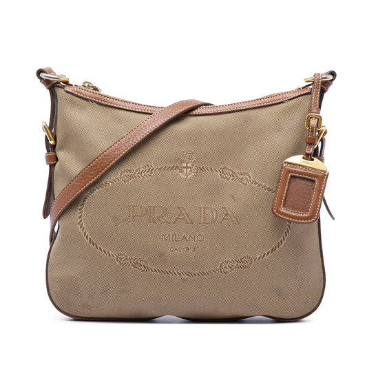 Prada Canvas Canapa Logo Crossbody