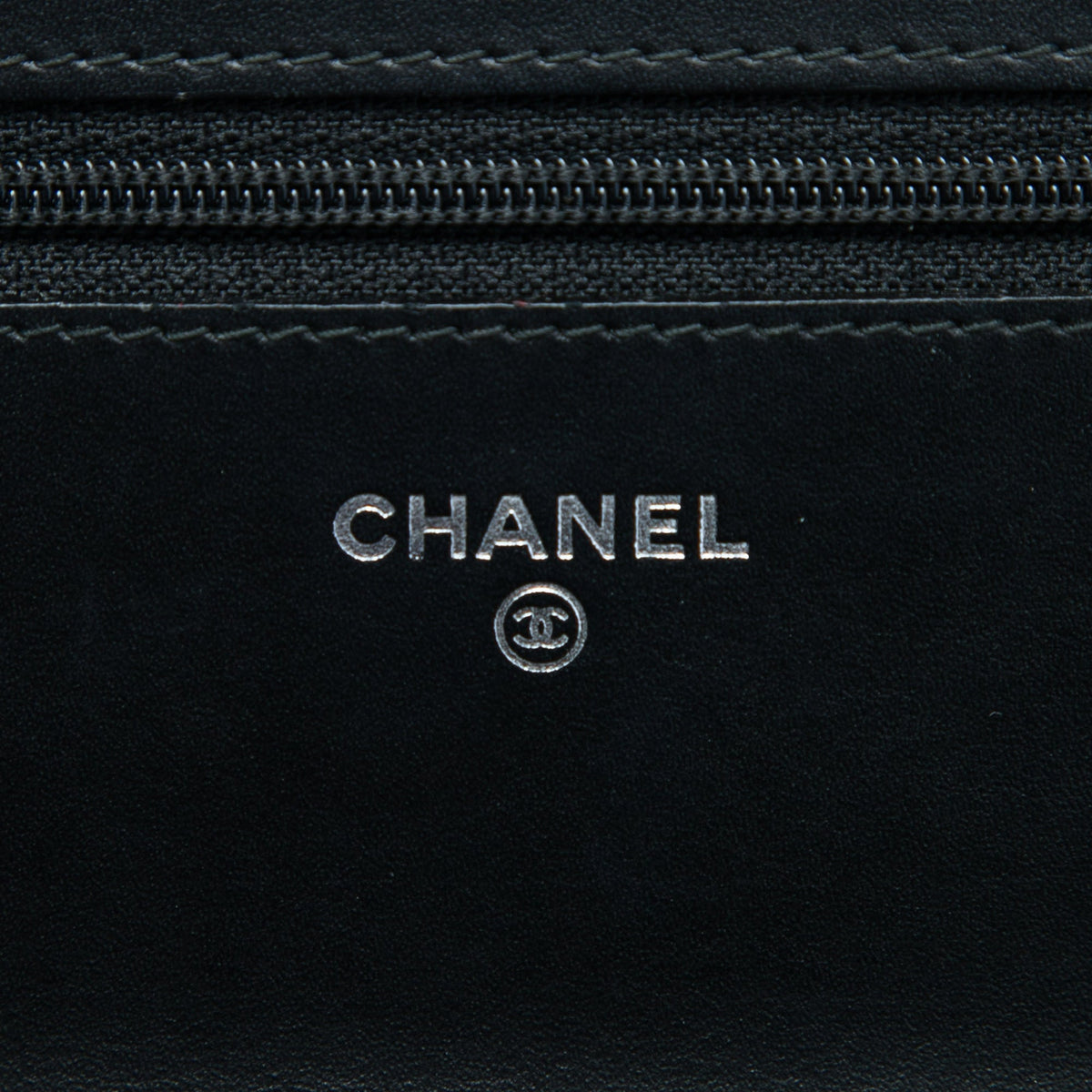 Chanel CC Caviar Timeless Wallet on Chain — Black