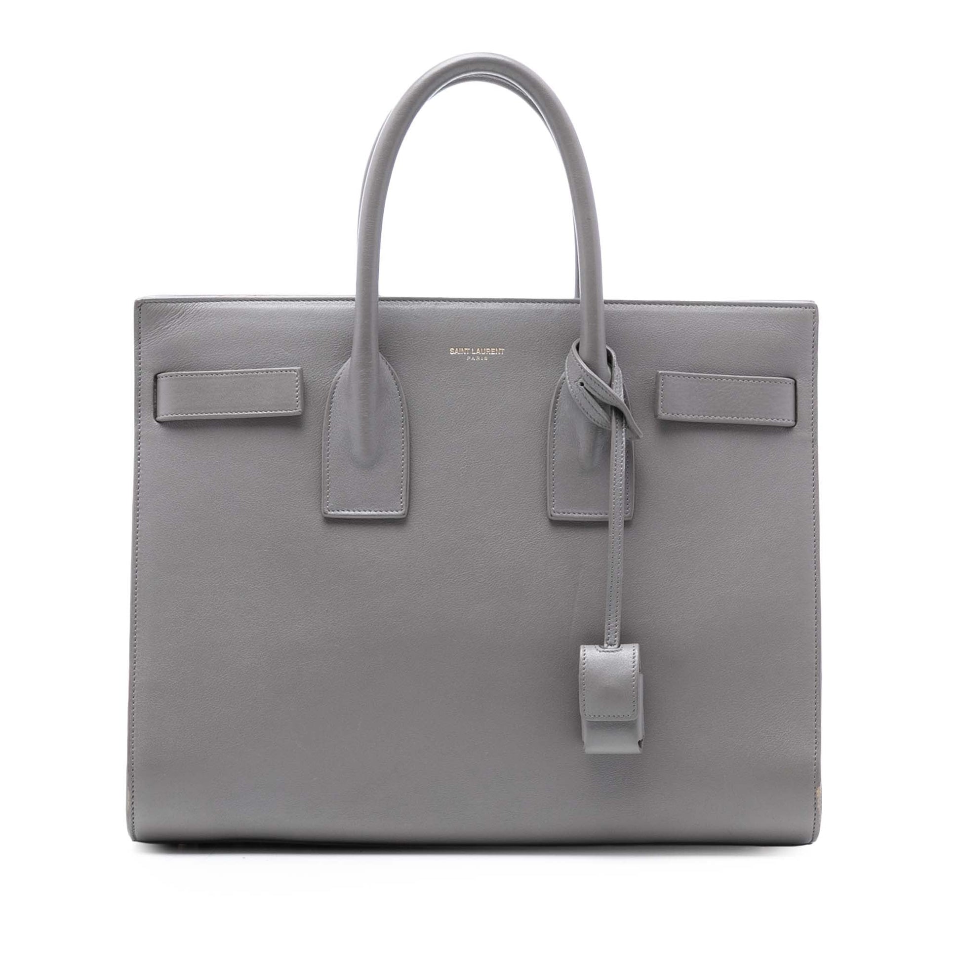 Saint Laurent Small Leather Sac De Jour Satchel