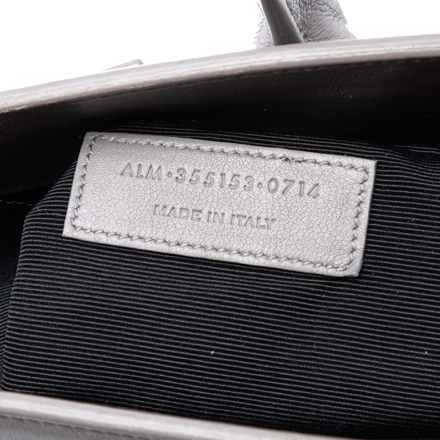Saint Laurent Small Leather Sac De Jour Satchel